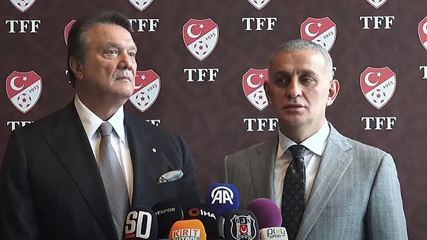 Beşiktaş Başkanı Hasan Arat, bugün TFF Başkanı İbrahim Hacıosmanoğlu'na ziyarette bulundu. Görüşme sonrası TFF Başkanı İbrahim Hacıosmanoğlu'nun yaptığı çarpıcı açıklamalar gündem oldu.