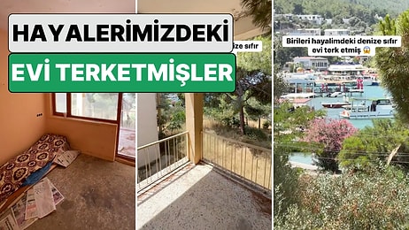 Yine Birileri Hayalimizdeki Evi Terk Etmiş: Muğla'da Terkedilen Denize Sınıf Ev Görenlere İç Geçirtti