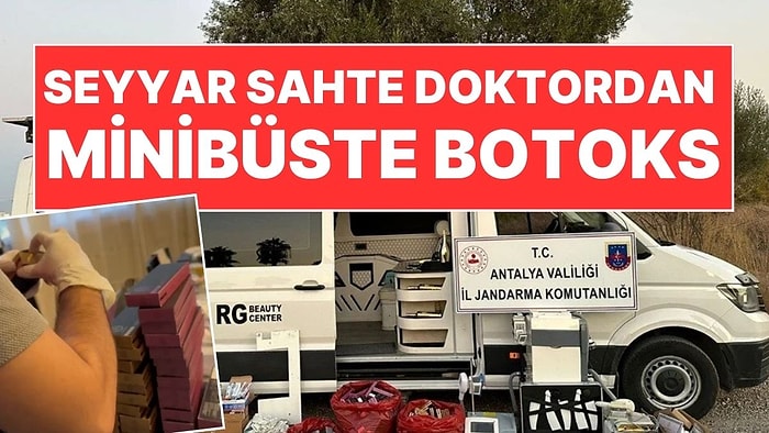 Türkiye Böylesini Görmedi: Sahte Doktordan Minibüste Botoks, Yüz Gerdirme Diş Beyazlatma!