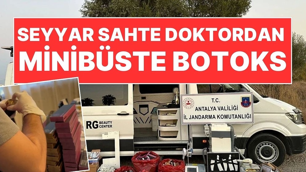 Türkiye Böylesini Görmedi: Sahte Doktorda Minibüste Botoks, Yüz Gerdirme Diş Beyazlatma!