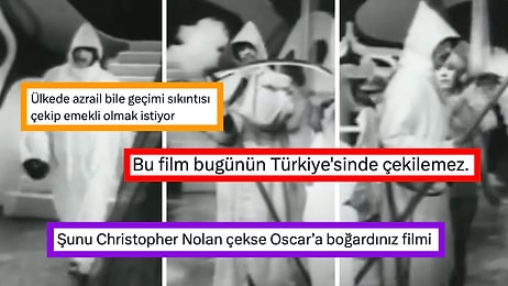 Yeşilçam Filmindeki Geçim Derdi Çeken Azrail Sahnesi Goygoycuların Mizahına Alet Oldu