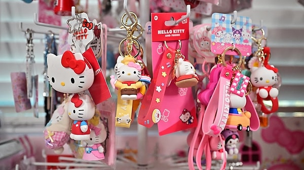 Hello Kitty'nin yarım asrı devirmesinin şerefine, McDonald's Happy Meals, Crocs ve bir Baccarat kristal heykelciği gibi ürünler tasarlandı. Hello Kitty'nin 50 yazısını tuttuğu altın para kolye 120.000 yen (724 euro), Casio saat ise 18.700 yen (113 euro) karşılığında alıcı buldu.