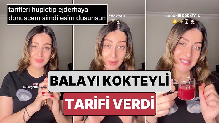 Çiğ Sakatat Yediği Videolar ile Tanınan Dr. Tuba Güleç Kadınlar İçin Balayı Kokteyli Tarifi Verdi