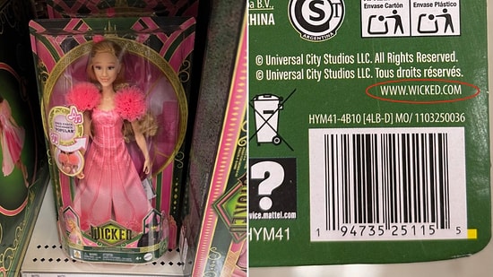 Mattel's 'Wicked' Dolls Pulled from Shelves After Packaging Links to Adult Website