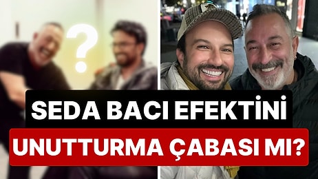 Seda Sayan Efektini Unutturmaya Çalışıyorlar Herhalde: Birbirine Fena Düşen Cem Yılmaz ve Tarkan'dan Yeni Poz!