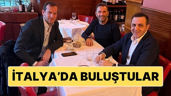 George Gardi, Okan Buruk ve Abdullah Kavukçu İtalya'da Buluştu: Acaba Osimhen Transferi İçin mi?