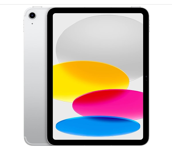 8. Apple 2022 10.9 inç iPad (Wi-Fi + Cellular, 64 GB) - Gümüş Rengi (10. nesil)