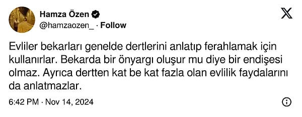 İşte o paylaşım;