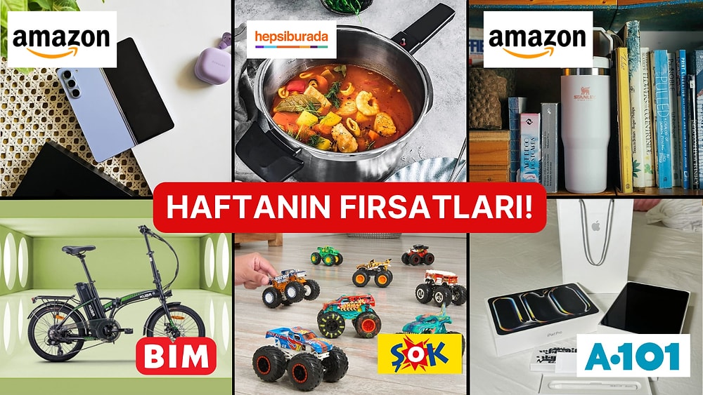 Haftanın Tüm İndirimleri Burada! Hepsiburada'dan Amazon'a Dikkat Çeken İndirimler ve Aktüel Katalogları