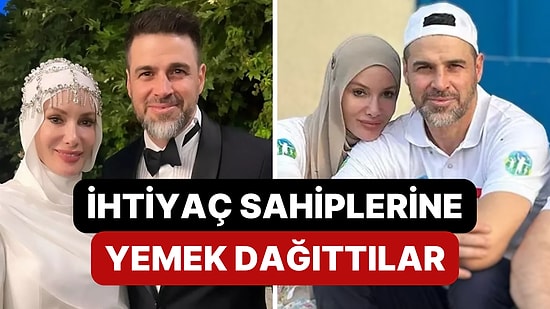 Gamze Özçelik Eşi Reshad Strik ile Birlikte Sudan'daki İhtiyaç Sahiplerine Yardım Eli Uzatarak Yemek Dağıttı!