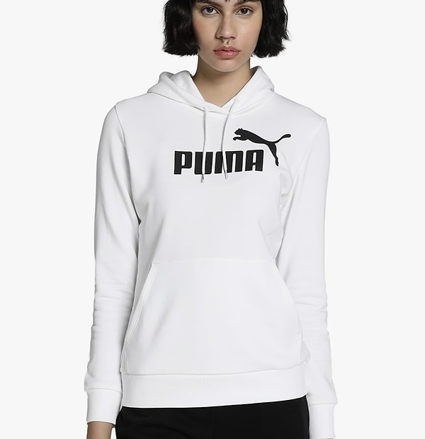 Puma Kadın ESS Logo Hoodie Kapüşonlu Sweatshirt