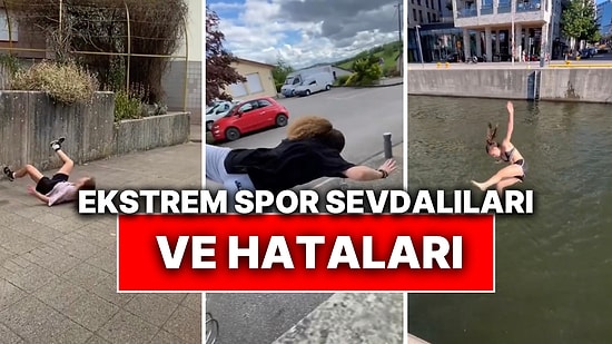 Ekstrem Spor Sevdaları Oradan Oraya Atlayıp Düşerken Adeta Bizim Canımız Yandı