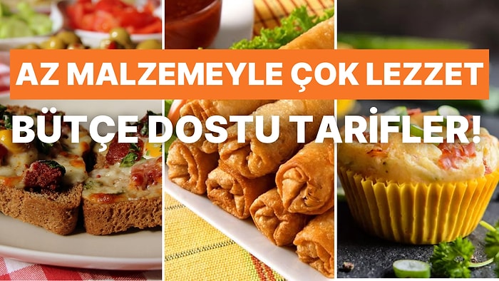 Az Malzemeyle Çok Lezzet! Evde Denemeye Değer 11 Bütçe Dostu Tarif