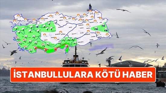 İstanbullulara Kötü Haber Geldi: Yağmur Megakenti Terk Ediyor: Bugün Hava Nasıl Olacak?