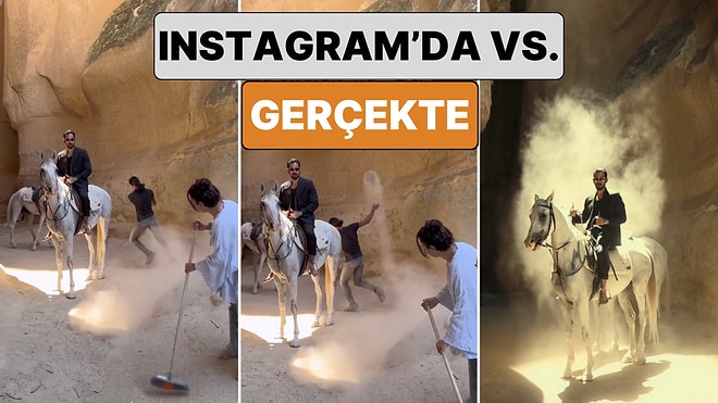 Bir Fotoğraf Çekiminin Kamera Arkası Görüntüsü Hem Verilen Emeği Hem de Instagram'ın Sahteliğini Gösterdi