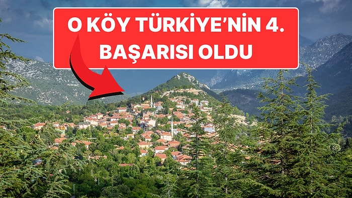 Dünyanın En İyi Turizm Köyü Seçilen Antalya'nın Ormana Köyü Türkiye'nin Dördüncü Başarısı Oldu!