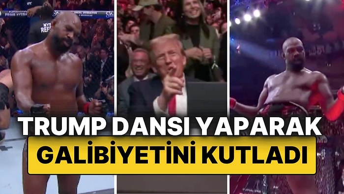 UFC 309'daki Zaferini Böyle Kutladı: Jon Jones'tan "Donald Trump Dansı"!