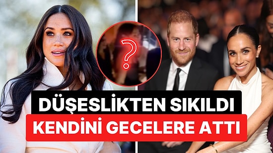 Ayrılık Çanları mı Çalıyor? Sussex Düşesi Meghan Markle Los Angeles'taki Partide Yalnız Görüntülendi