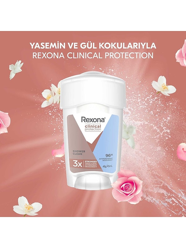 2. Rexona Clinical Protection Shower Clean Kadın - 45 ml