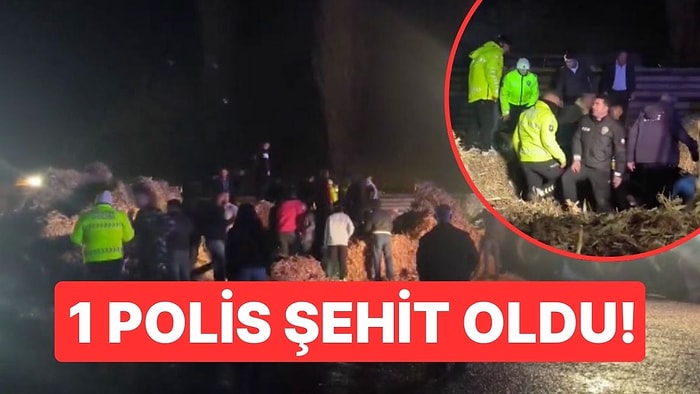 Kaza Yerine Giden Polisler TIR'ın Altında Kaldı! 1 Polis Şehit Oldu, 1 Polis Yaralandı