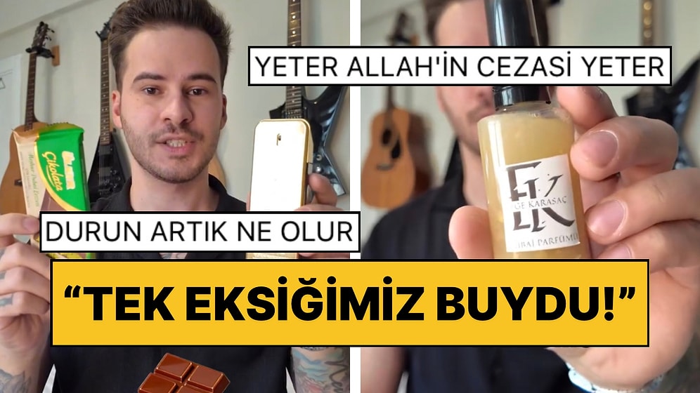 Bitecek Sanıyorsunuz Ama Bitmiyor: Şimdi de Bir İçerik Üreticisi Dubai Çikolatalı Parfüm Yaptı