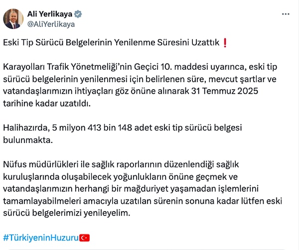 Ali Yerlikaya'nın açıklamasını tamamı: