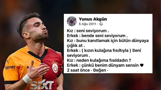 Galatasaraylı Yunus Akgün'ün Eski Paylaşımları Yüzünüzde Tebessüm Oluşturacak