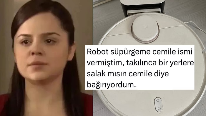 Robot Süpürgelerine Taktıkları İlginç İsimlerle Güldüren Kişiler