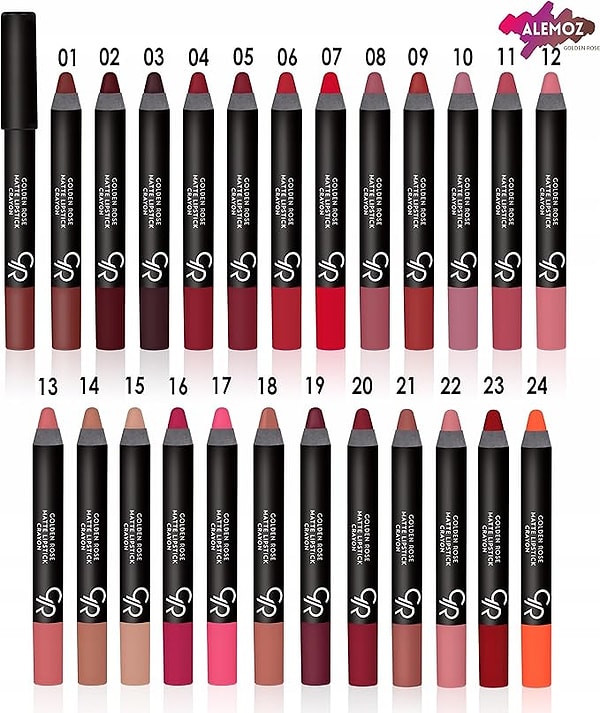 Golden Rose Matte Lipstick Crayon No:15 %65 İndirimde