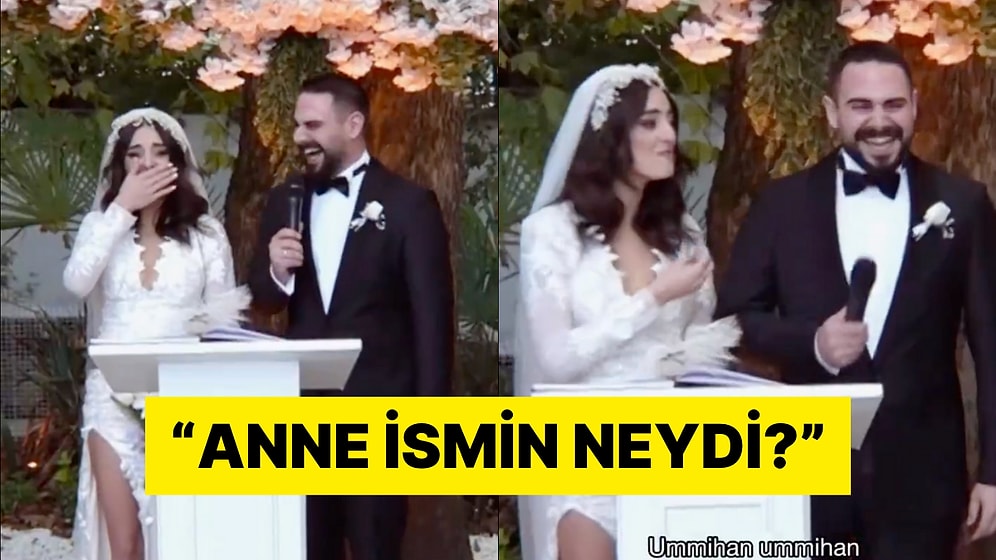 Nikah Sırasında Annesinin İsmini Unutan Damat Salondakileri Güldürdü