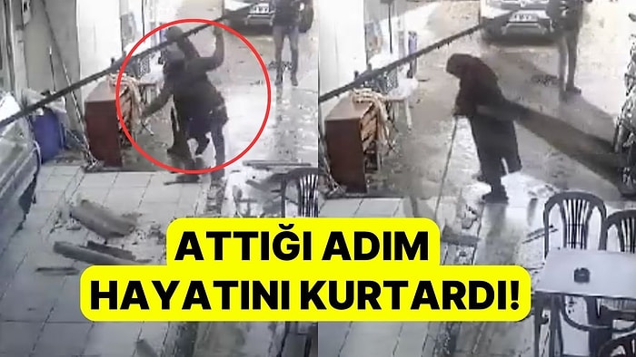 Attığı Son Adım Hayatını Kurtardı! Tavandan Düşen Eşinin Altında Kalmaktan Kurtuldu