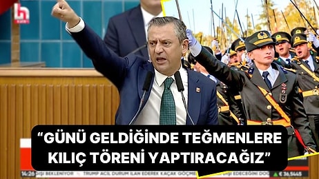 Özgür Özel'den "Atatürk'ün Askerleriyiz" Diyen Teğmenlere Destek: "Teğmenlere Kılıç Töreni Yaptıracağız"