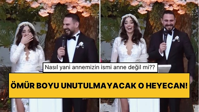 Nikah Esnasında Heyecandan Annesinin Adını Unutan Damat Konukları Kahkahalara Boğdu