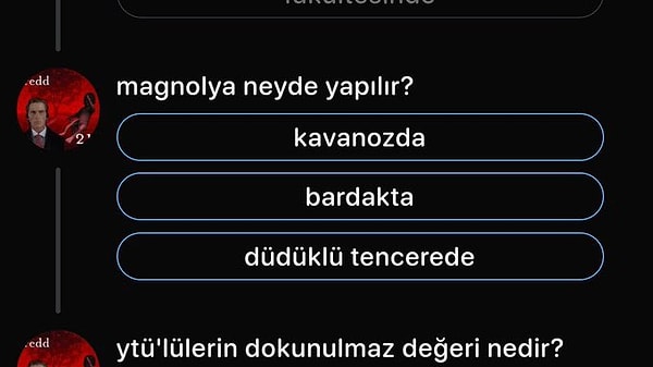 Sorular hem Twitter (X) dil bilginizi hem de dönen goygoylara olan hakimiyetinizi ölçüyor. Verdiğiniz cevaplara göre A1'den C2+ seviyesine kadar seviyenizi ölçebiliyorsunuz.