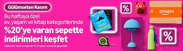 Amazon Gülümseten Kasım İndirimleri'nde bugün neler var?