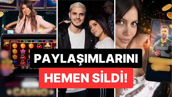 Bir Bu Eksikti: Icardi'yi Perişan Eden Wanda Nara Yasa Dışı Sanal Bahis Sitesinin Reklam Yüzü Oldu!