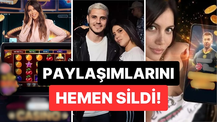 Bir Bu Eksikti: Icardi'yi Perişan Eden Wanda Nara Yasa Dışı Sanal Bahis Sitesinin Reklam Yüzü Oldu!