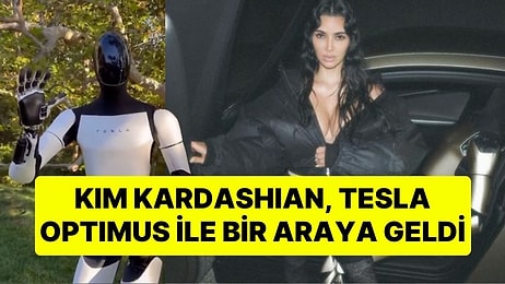 Dans Edip, Taş Kağıt Makas Oynadı: Kim Kardashian, Tesla'nın Optimus Robotu ile Bir Araya Geldi