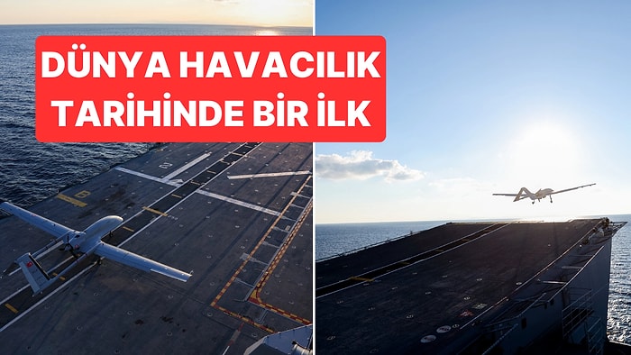 Dünya Havacılık Tarihinde İlk: Bayraktar TB3 Gemiden İniş Kalkış Yapmayı Başardı