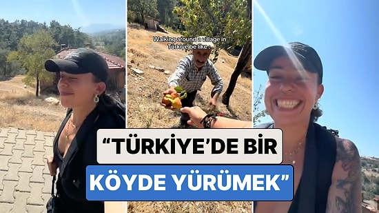 Ülkemizin Bir Köyünde Yürüyüş Yapan Turist Bir Amcanın Bahçesinden Yaptığı Meyve İkramı Karşısında Duygulandı