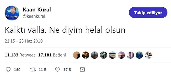 Twitter üstadısın!