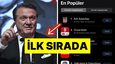 Beşiktaş Mobil Uygulamasının App Store'da Zirveye Yerleştiğini Görünce Fırsatı Kaçırmadı