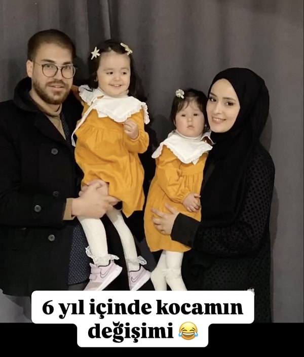 Bu karede adamın saçlarının yavaş yavaş döküldüğü görülürken asıl olay son karedeydi.