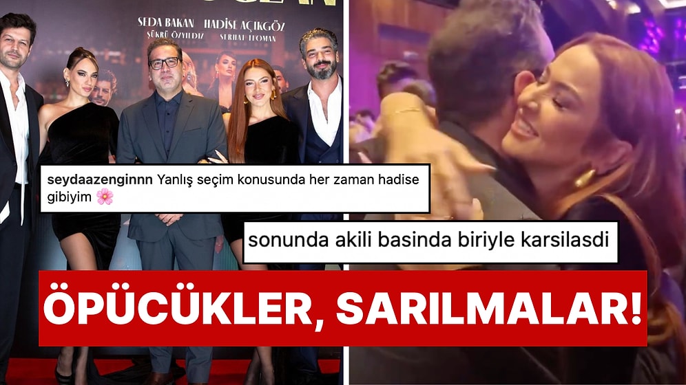 Esas Oğlan Galasında Sevgilisi Şenol Sönmez ile Aşka Gelen Hadise Sosyal Medya Kullanıcılarını İkiye Böldü!