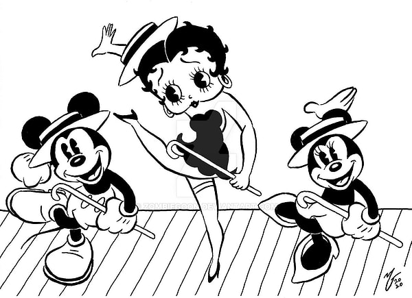 Tezuka, Disney’in Mickey Mouse ve Betty Boop gibi büyük gözlü karakterlerinden etkilenerek kendi eserlerinde de bu tarzı uygulamaya başladı.