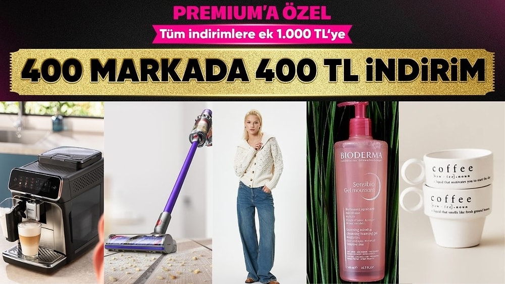 Kasım Bir Şahane: 400 Markada 400 TL İndirim Kuponu