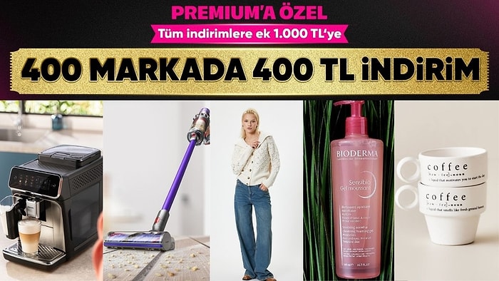 Kasım Bir Şahane: 400 Markada 400 TL İndirim Kuponu