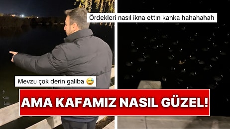 Ördekleri Nasıl İkna Ettiyse Balkon Konuşması Yapan Adam O Anlarıyla Kahkahalara Boğdu