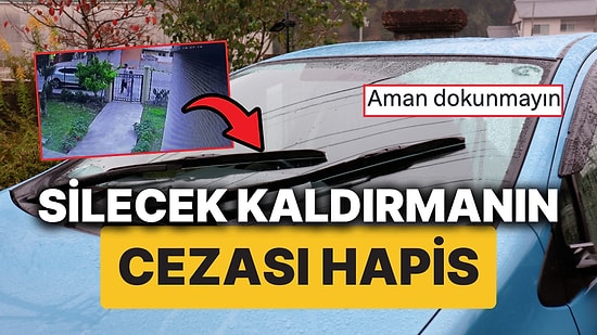 Park Halindeki Aracın Sileceğini Kaldırdı Kendini Mahkemede Buldu! Silecek Kaldırmaya Hapis Cezası Geldi