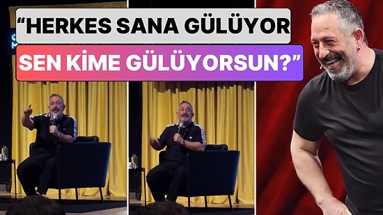 Cem Yılmaz'ın ODTÜ'deki Söyleşisine Giden Çift Herkesin Merak Ettiği O Soruyu Sordu: "Sen Kime Gülüyorsun?"